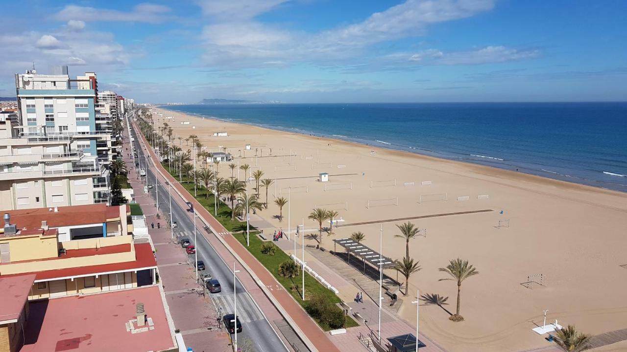 Preciosos Apartamentos Caracola EN LA PRIMERA LINEA DE LA PLAYA DE Gandía Exterior foto